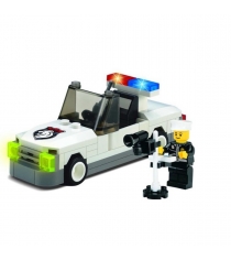 Игровой конструктор полиция автомобиль с радаром 74 детали Brick 125