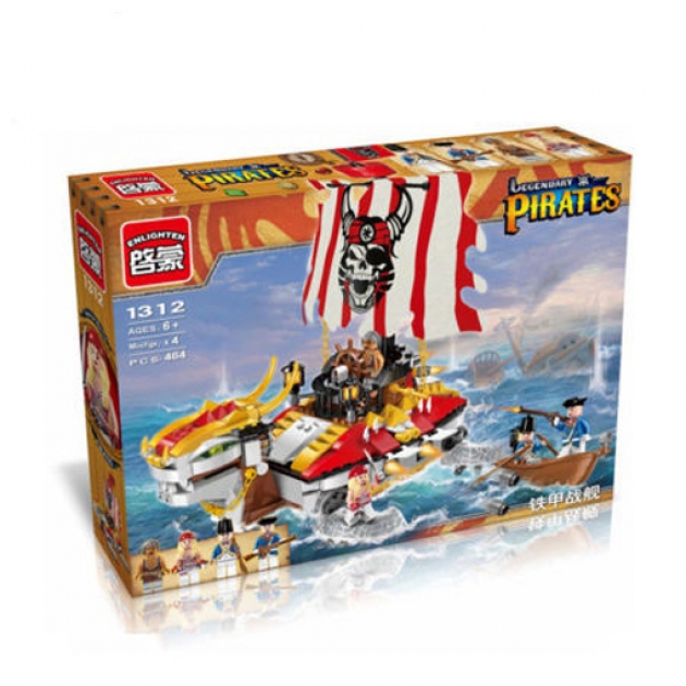 Конструктор legendary pirates dragon ship 464 детали Brick 1312 (Р)