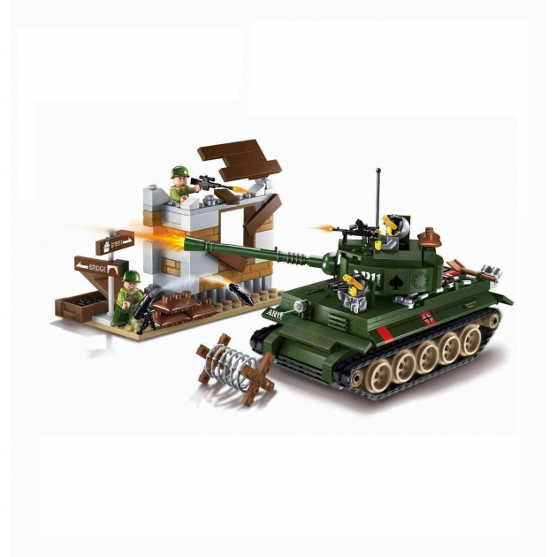 Конструктор combat zones танк 380 деталей Brick 1711