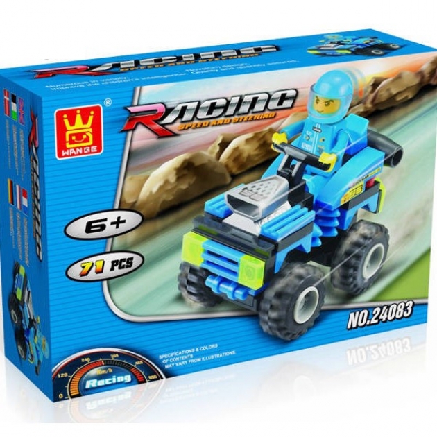 Конструктор racing гоночная машина 71 деталь Brick 24083