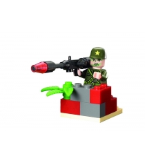 Конструктор военный гранатометчик 18 дет Brick 828