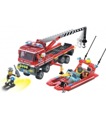 Конструктор fire rescue 420 деталей Brick 907