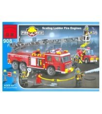 Конструктор fire rescue 607 деталей Brick 908