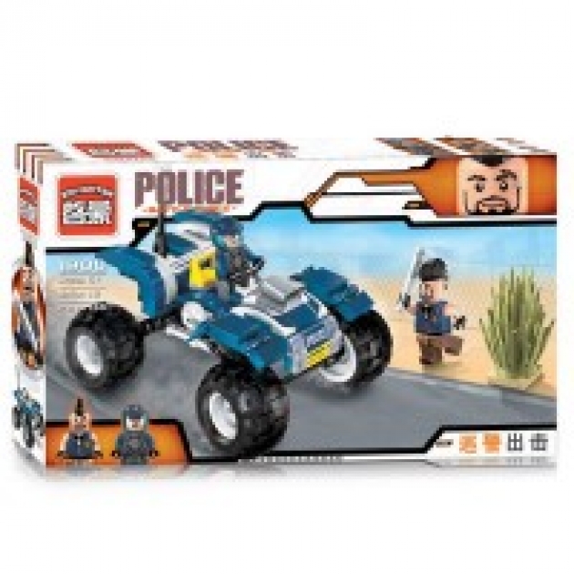 Конструктор police 139 дет 2 фигурки Brick BRICK1908