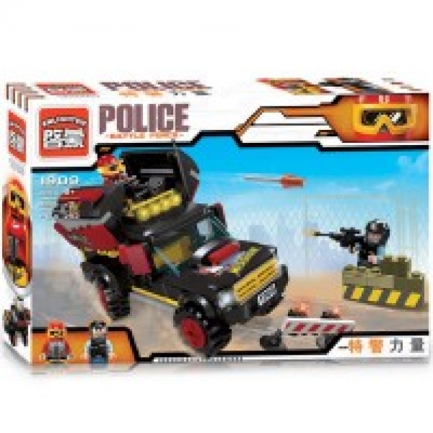 Конструктор police 240 дет 2 фигурки Brick BRICK1909