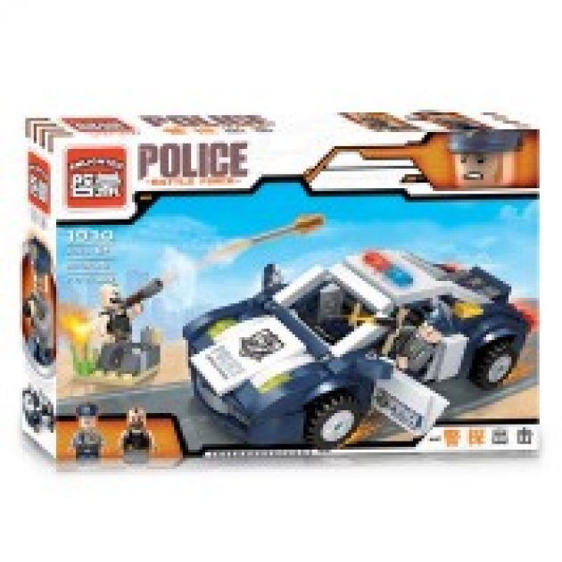 Конструктор police 303 детали 2 фигурки Brick BRICK1910