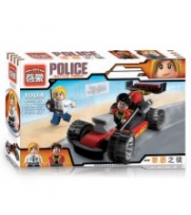 Конструктор police 95 дет 2 фигурки Brick BRICK1904 (70)