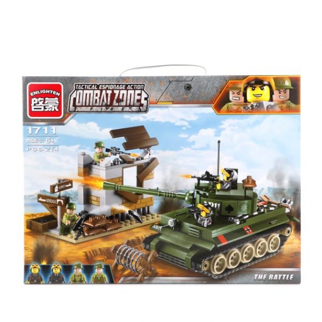 Конструктор танк 214 деталей Brick BRICK1711 (20)