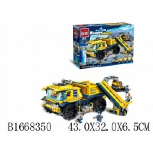 Конструктор спецтехника с фигурками 458 дет Brick BRICK2411