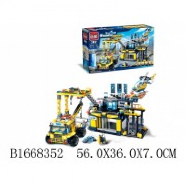 Конструктор спецтехника с фигурками 753 детали Brick BRICK2412