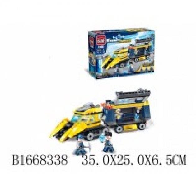 Конструктор с фигурками спецтехника 291 деталь Brick BRICK2406