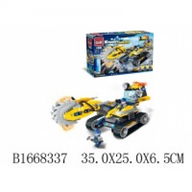 Конструктор с фигурками спецтехника 279 дет Brick BRICK2405