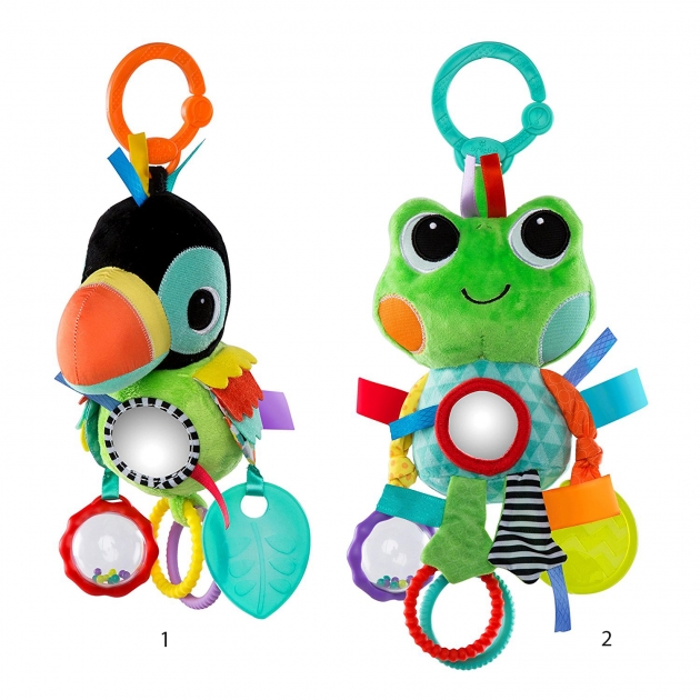 Развивающая игрушка озорные друзья туканчик лягушонок Bright Starts 10536-1-2