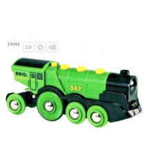 Локомотив зеленый Brio 33593
