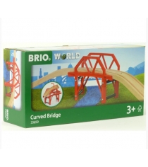 Набор изогнутый мост 4 детали Brio 33699