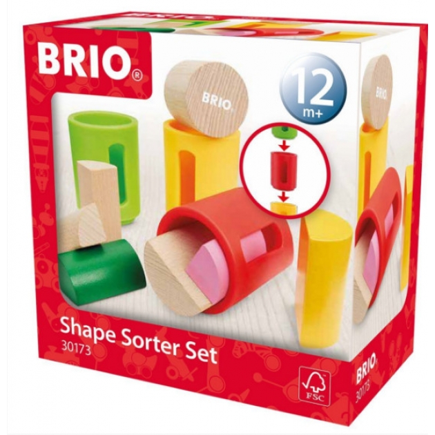 Игровой набор формочки сортеры 10 деталей Brio 30173