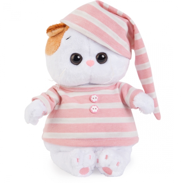 Мягкая игрушка Budi basa ли ли baby в полосатой пижамке 20см LB-005