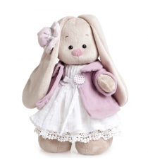 Мягкая игрушка Budi basa sts-033 зайка ми в фиолетовом пальто и белом платье 25с...