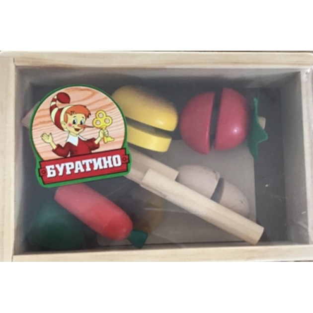 Игровой набор овощи на липучке Буратино 40069-R