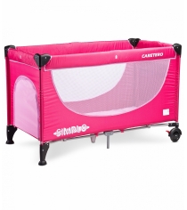Манеж-кровать Caretero Simplo Magenta ярко-розовый TERO-392...