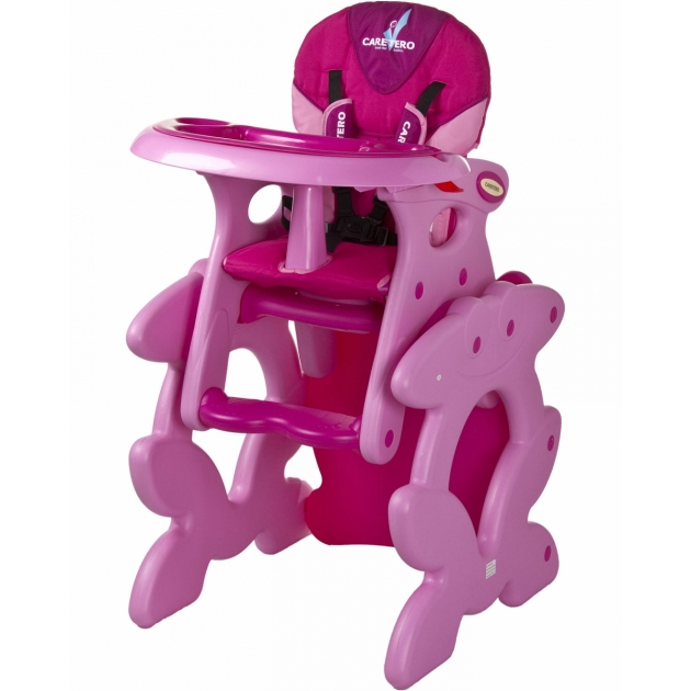 Стульчик для кормления Caretero столик Primus Pink розовый TERO-752