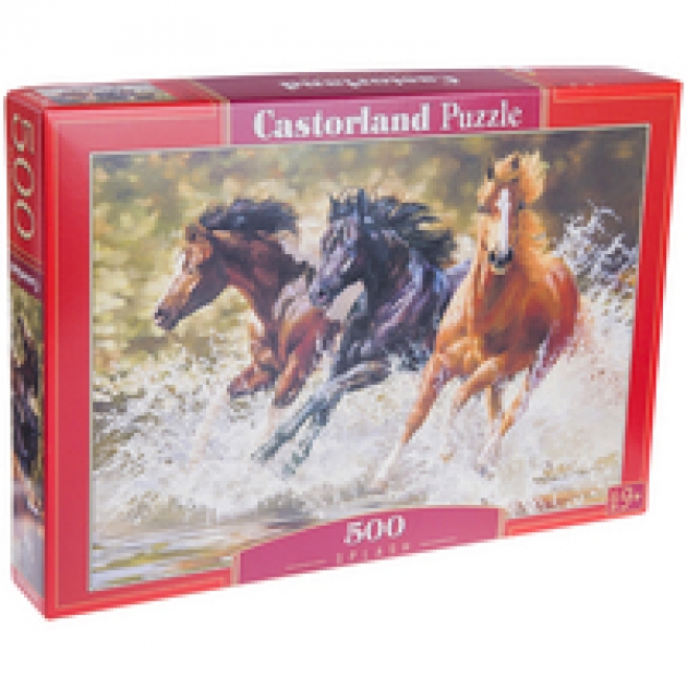 Пазл лошади 500 деталей Castorland C500-51823