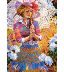 Пазл девушка с зонтом 1500 эл Castorland C1500-151363