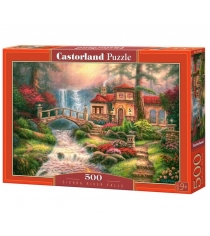 Пазл дом у водопада 500 элементов Castorland B-52202