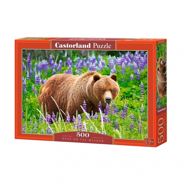Пазл медведь на лугу 500 элементов Castorland B-52677