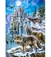 Пазл волки и замок 1500 деталей Castorland C1500-151141