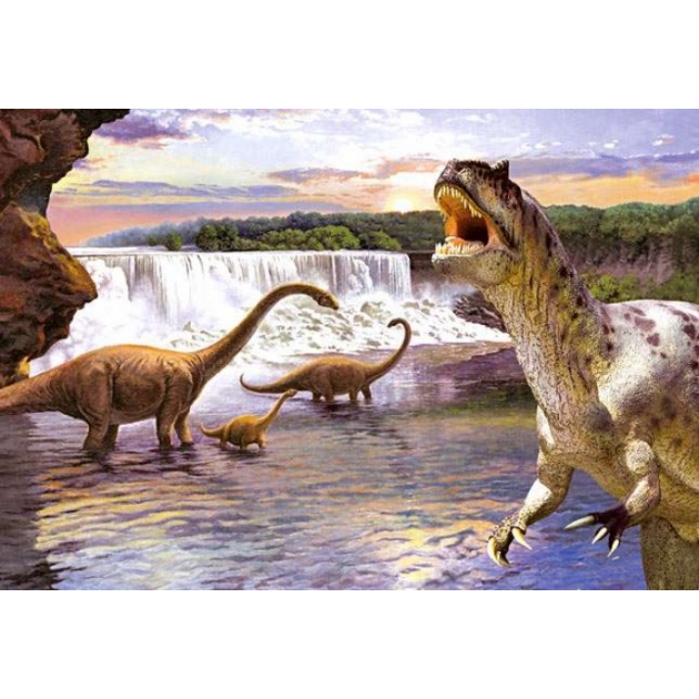 Пазл аллозавр и диплодок 260 деталей Castorland Р52710