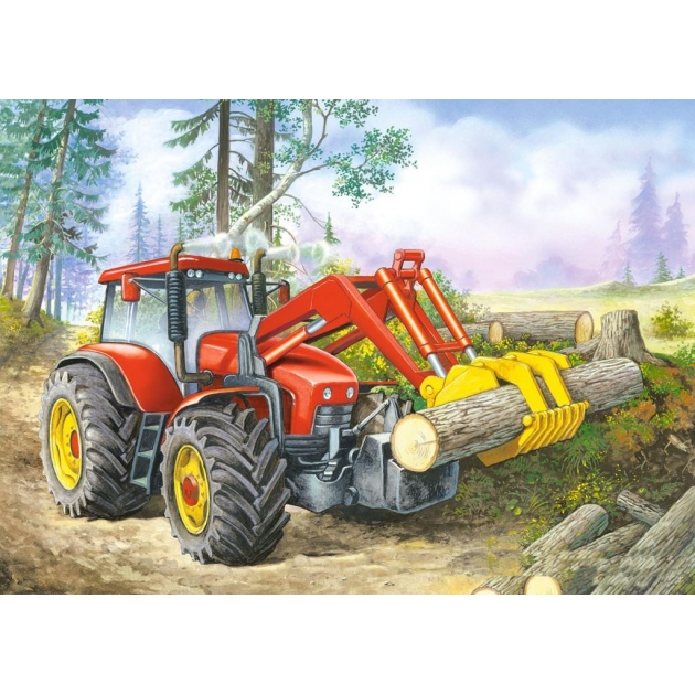 Пазл трактор 60 элементов Castorland C60-06366