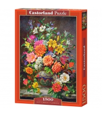 Пазл сентябрьские цветы 1500 элементов Castorland C-151622