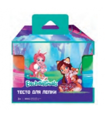 Тесто для лепки enchantimals 4 цвета по 80 грамм CENTRUM 88693