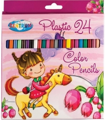 Набор пластиковых цветных карандашей единорог 24 цвета Centrum 85393...