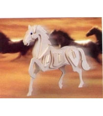 Модель деревянная сборная лошадь Wooden Toys E023