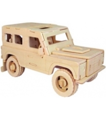 Сборная деревянная модель английский внедорожник Wooden Toys P323