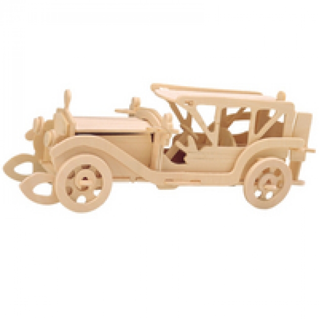 Сборная деревянная модель ретро автомобиль Wooden Toys P017