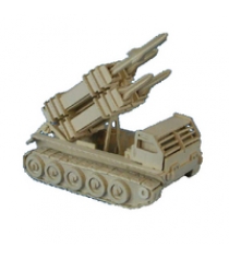 Сборная деревянная модель ракетная установка Wooden Toys P052_