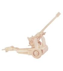 Сборная деревянная модель пушка Wooden Toys P062