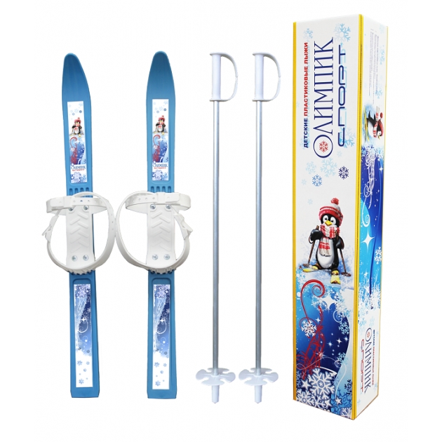 Лыжи детские с палками олимпик спорт Цикл Р55891 