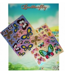 Мозаика стикеры познаем мир бабочки Color kit SD-TE5-6