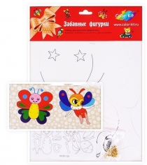 Набор для творчества забавные фигурки бабочка и пчелка Color kit SX-DH526