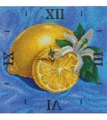 Алмазные часы Color kit лимонная фантазия 30x30 7303005P