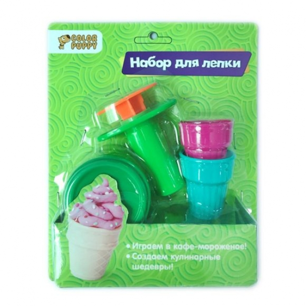 Набор для лепки мороженое тесто 25 грамм Color Puppy 637010