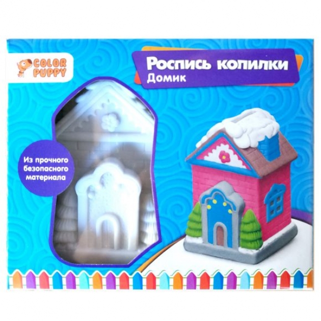 Роспись копилки домик Color Puppy 95406