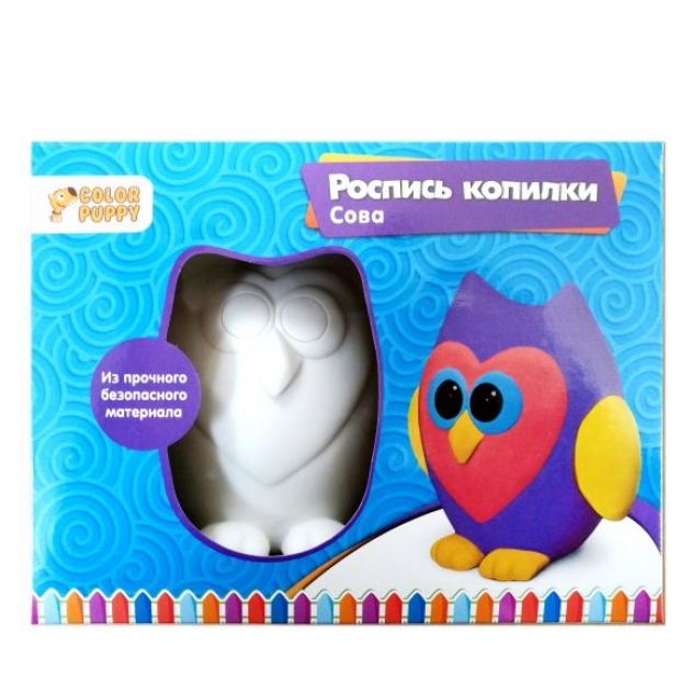 Роспись копилки сова Color Puppy 95407