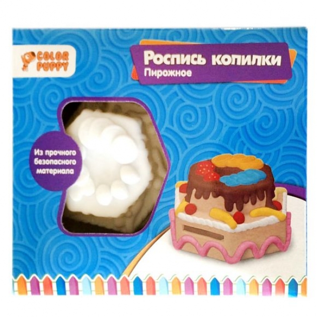 Роспись копилки пирожное Color Puppy 95412