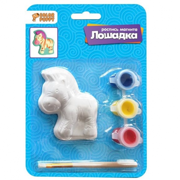 Роспись магнита лошадка Color Puppy 95366