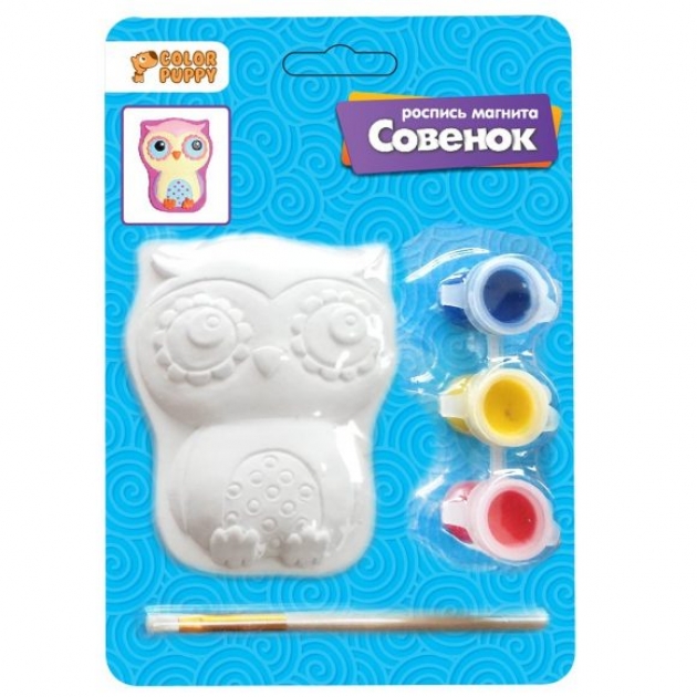 Роспись магнита совенок Color Puppy 95367